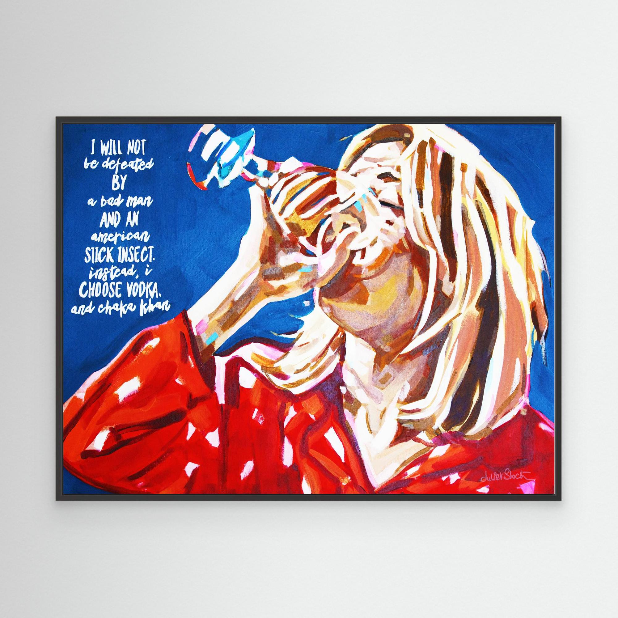 Bridget Jones - Print on Fine Art Canvas