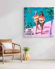 Club Tropicana - Print on Fine Art Canvas