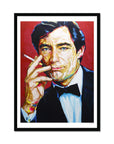 Timothy Dalton, James Bond Collection - Print On Fine Art Paper