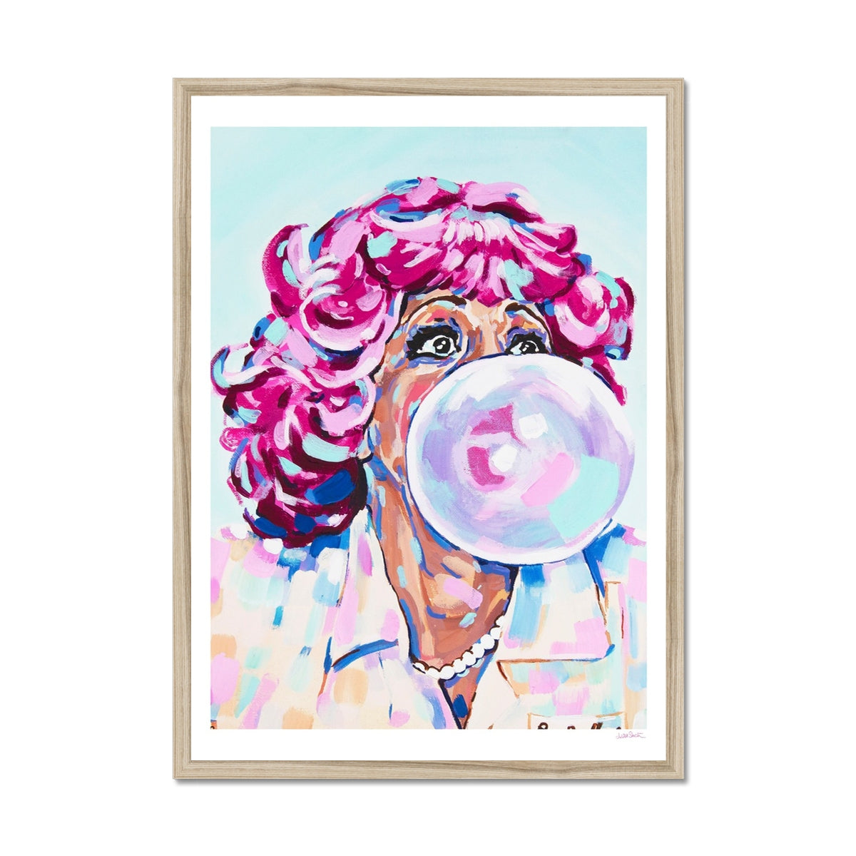 Frenchie, Grease Collection - Print On Fine Art Paper