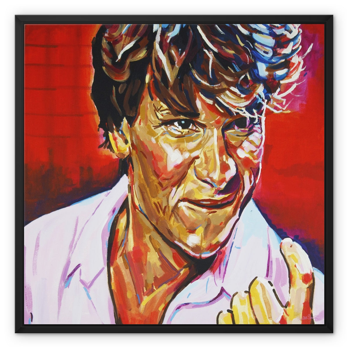 Patrick Swayze, Icons Collection - Print On Fine Art Canvas