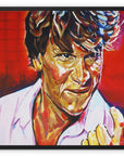 Patrick Swayze, Icons Collection - Print On Fine Art Canvas