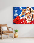 Bridget Jones - Print on Fine Art Canvas