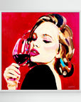 Scarlett Seduction - Print on Fine Art Canvas