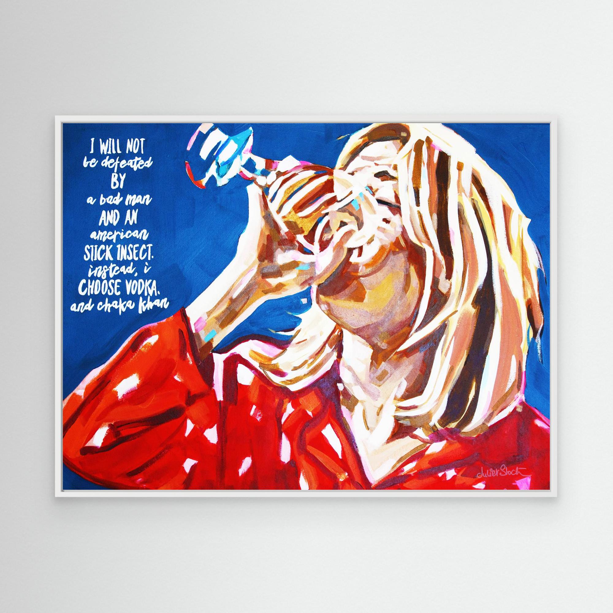 Bridget Jones - Print on Fine Art Canvas