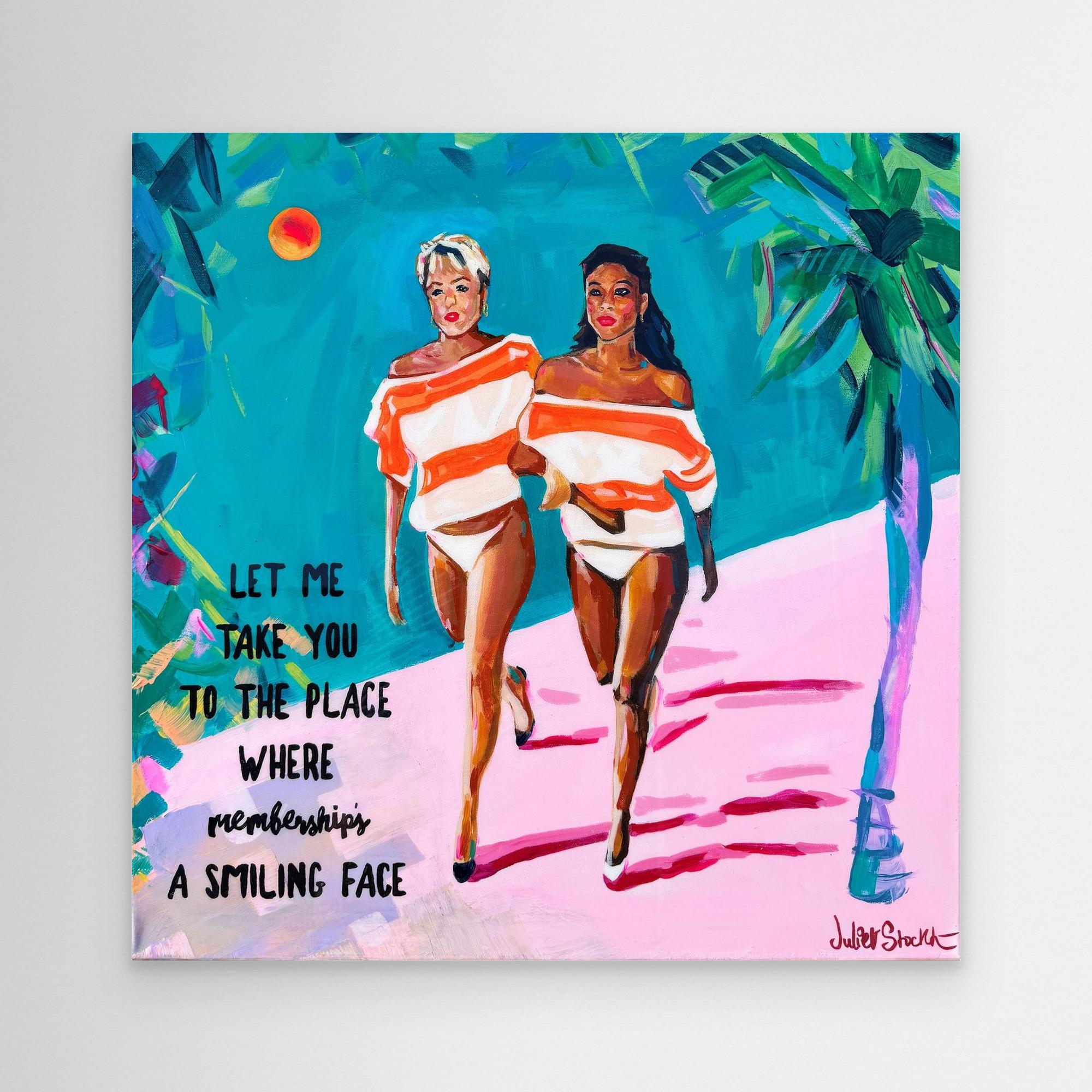 Club Tropicana - Print on Fine Art Canvas