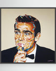 Sean Connery - Print on Fine Art Canvas