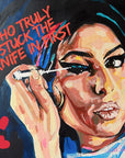 Amy Winehouse (Mirror Image) - Icons Collection - Print On Fine Art Canvas