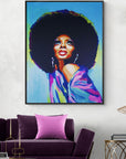 Diana Ross, Icons Collection - Print On Fine Art Canvas