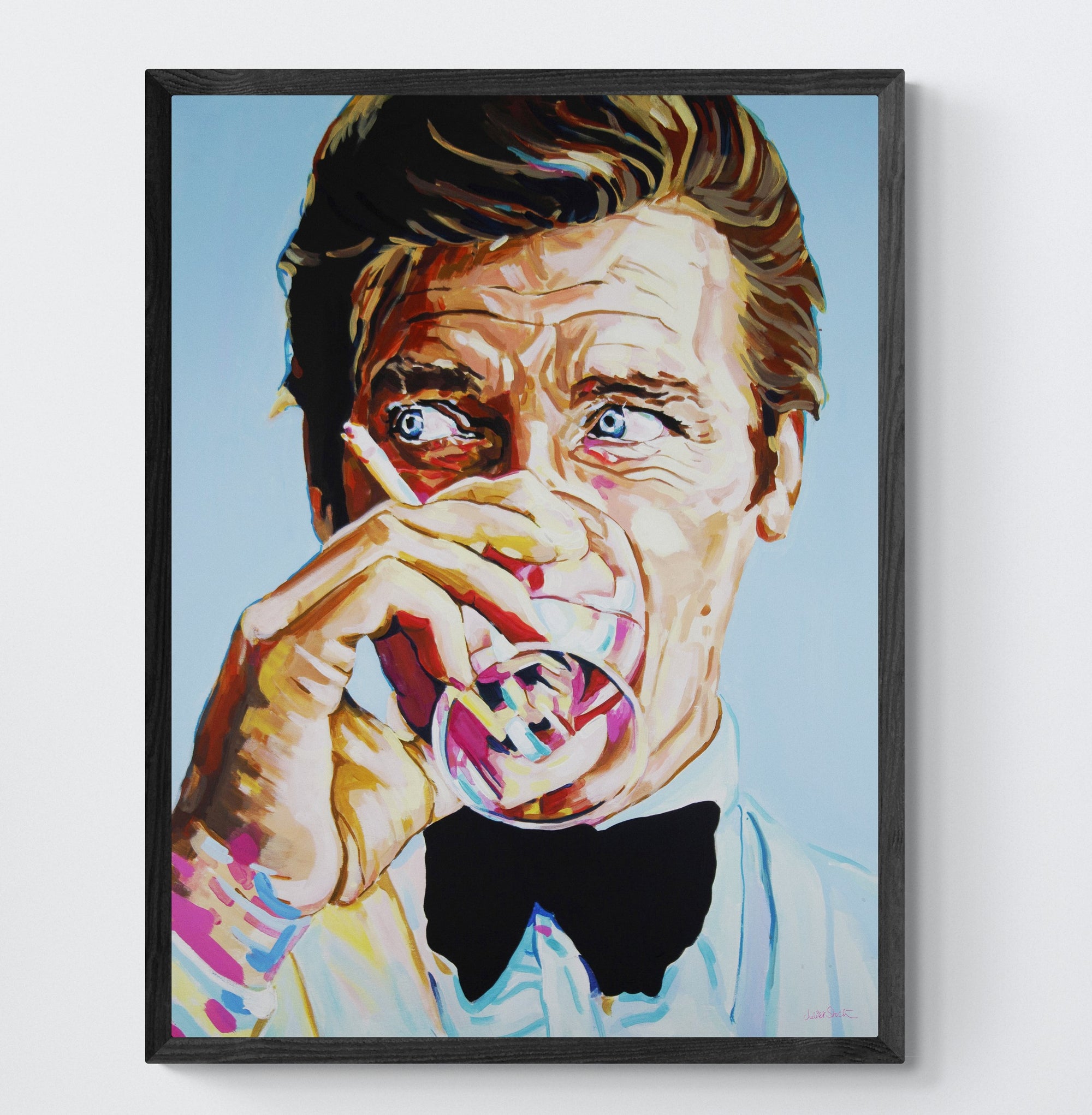 Roger Moore, James Bond Collection - Print On Fine Art Canvas