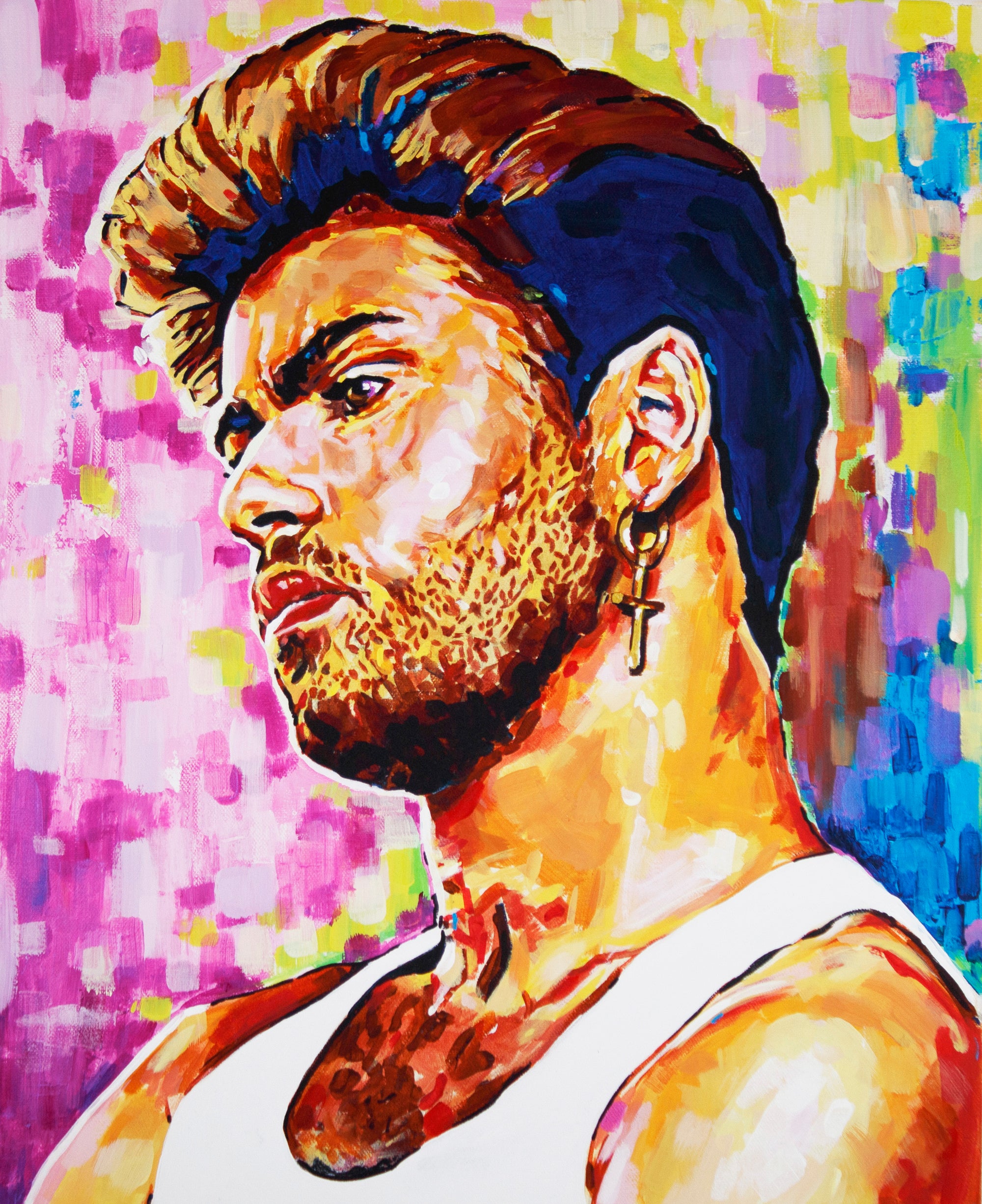 George Michael, Icons Collection - Print On Fine Art Paper