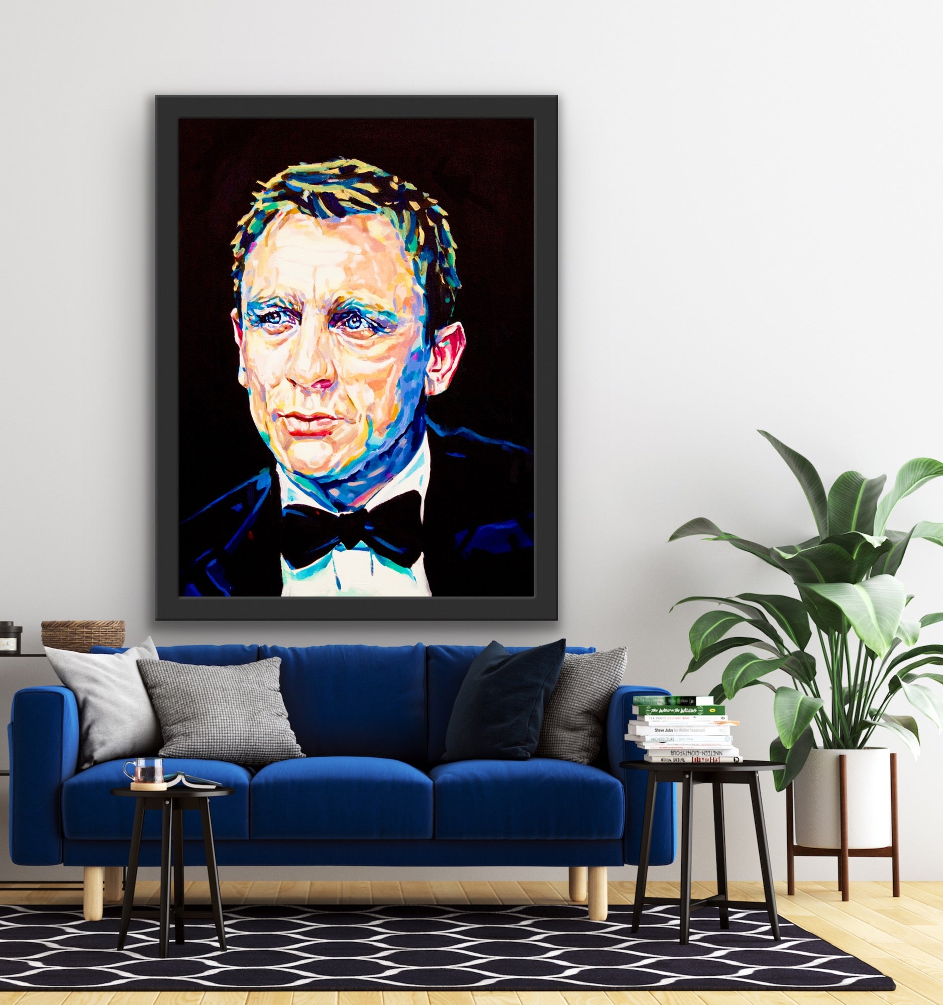 Daniel Craig, James Bond Collection - Print On Fine Art Canvas