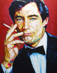 Timothy Dalton, James Bond Collection - Print On Fine Art Paper
