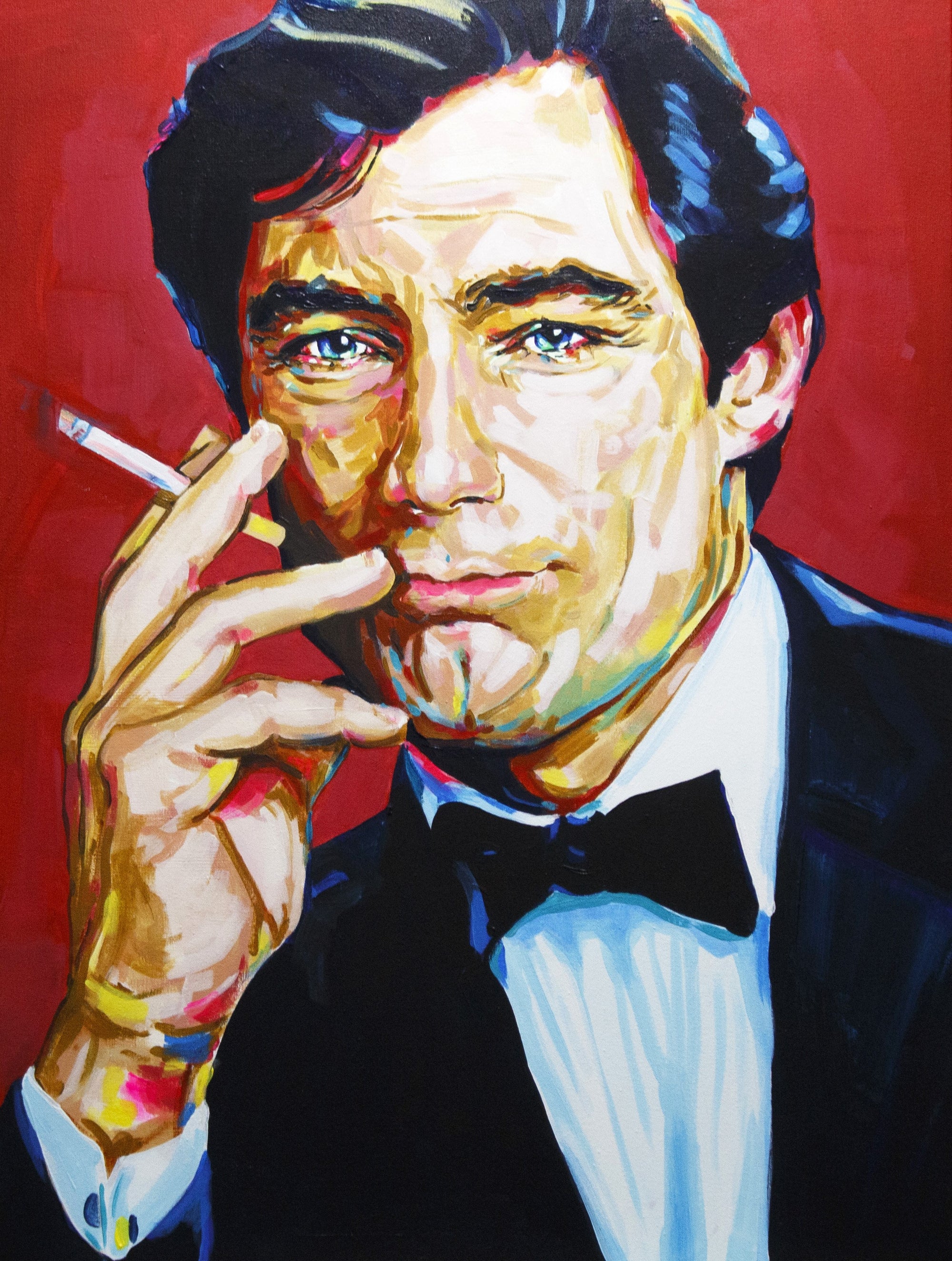 Timothy Dalton, James Bond Collection - Print On Fine Art Canvas