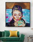 Audrey Hepburn, Icons Collection - Print On Fine Art Canvas