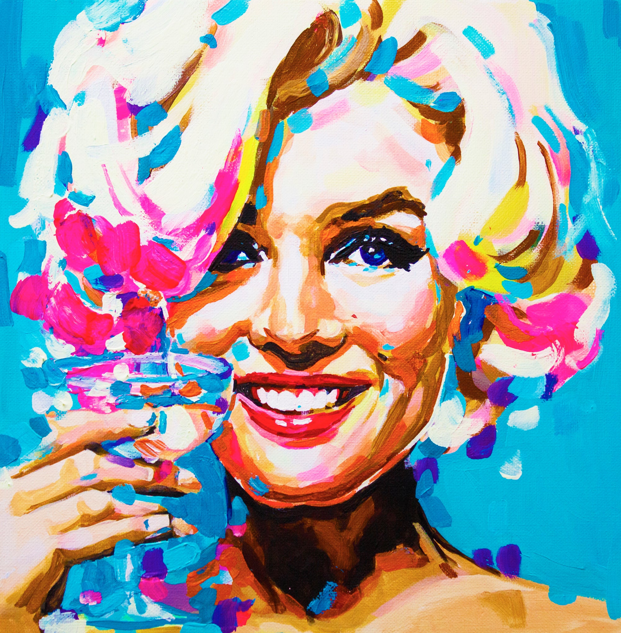 Marilyn Monroe - Icons Collection - Print On Fine Art Canvas