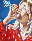 Bridget Jones - Print On Fine Art Canvas