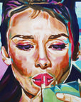 Audrey Hepburn, Icons Collection - Print On Fine Art Paper