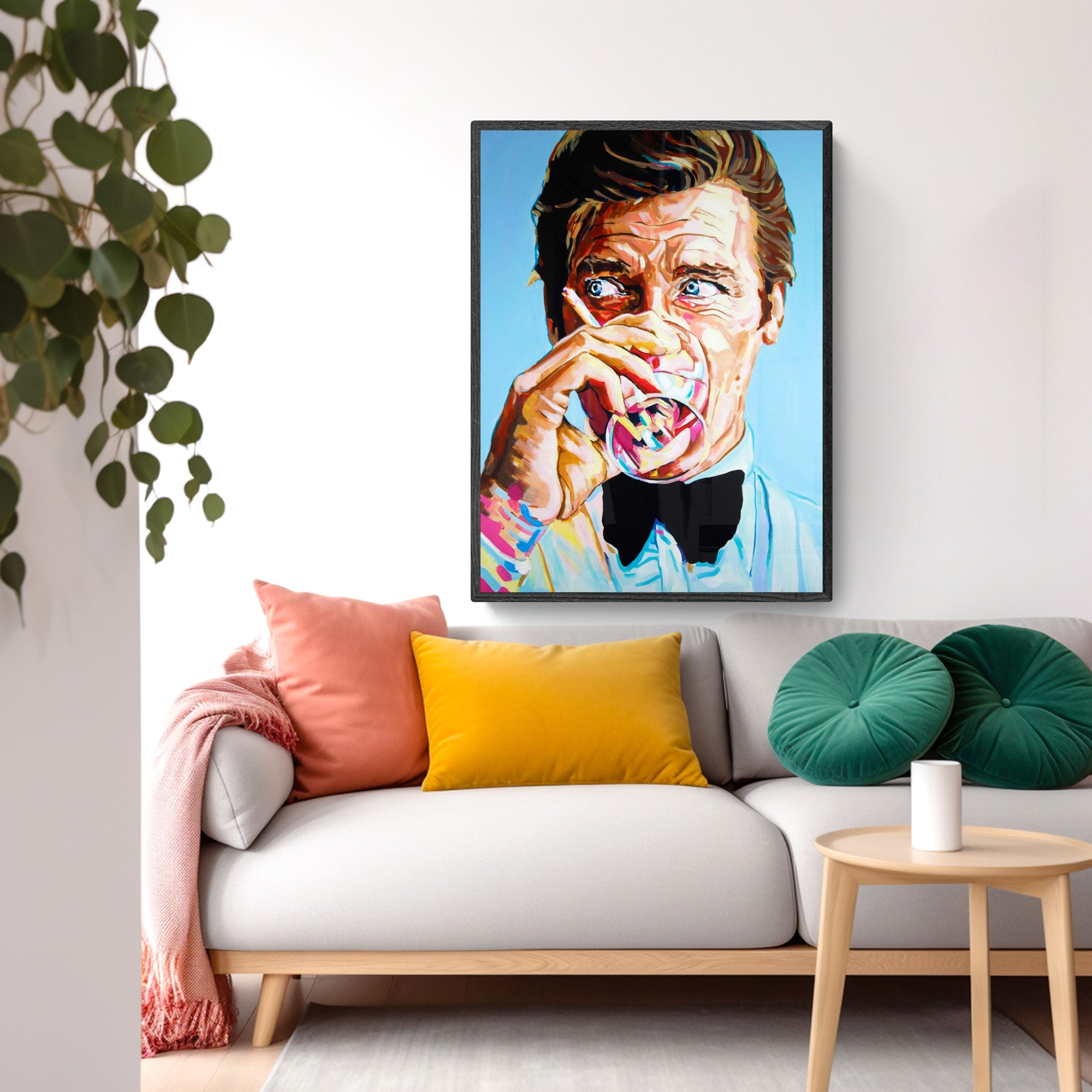 Roger Moore, James Bond Collection - Print On Fine Art Canvas