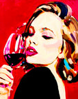 Scarlett Seduction - Print On Fine Art Canvas
