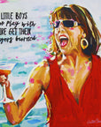 Tanya, Mamma Mia - Print On Fine Art Canvas