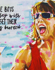 Tanya, Mamma Mia - Print On Fine Art Canvas