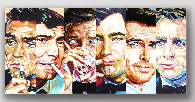 James Bond Collection - Print On Fine Art Canvas