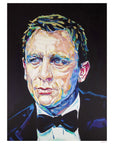 Daniel Craig, James Bond Collection - Print On Fine Art Paper