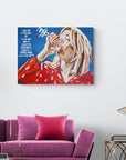 Bridget Jones - Print On Fine Art Canvas