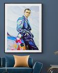 Sean Connery with Aston Martin, James Bond Collection - Print On Fine Art Paper