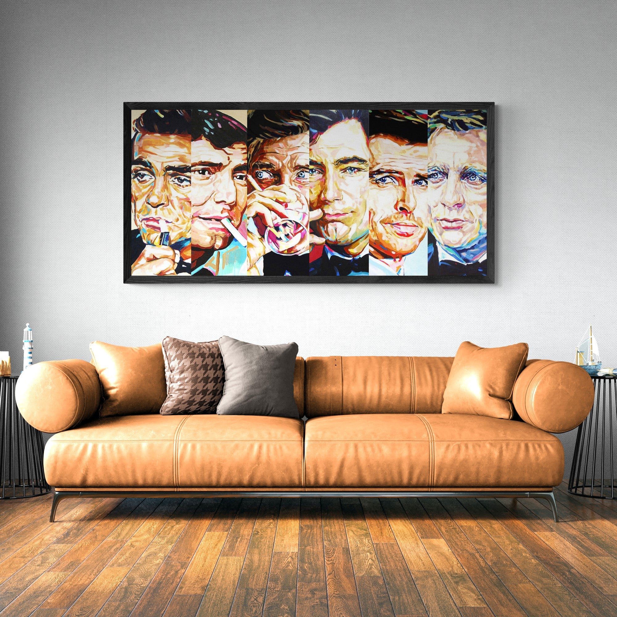 James Bond Collection - Print On Fine Art Canvas