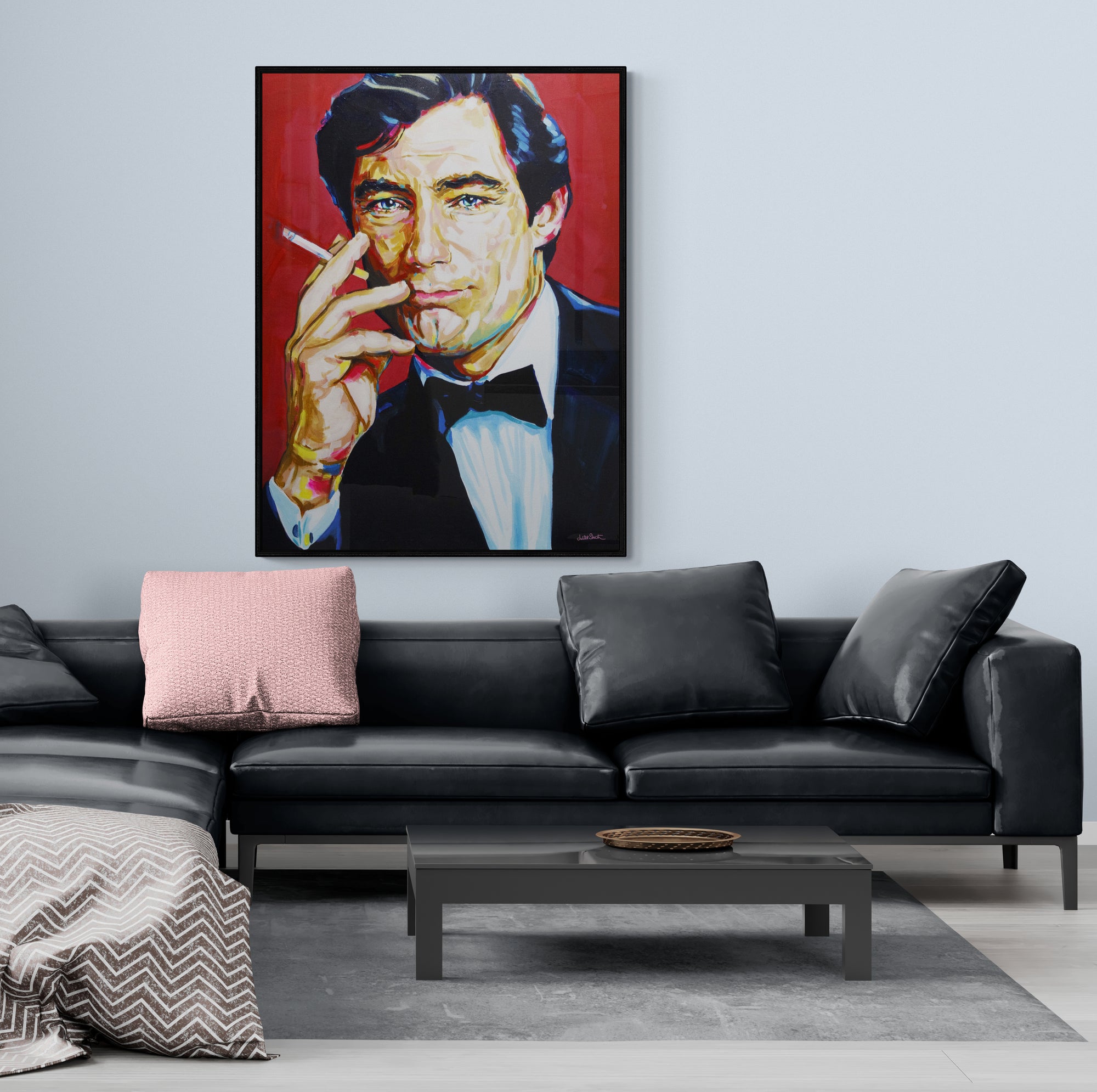 Timothy Dalton, James Bond Collection - Print On Fine Art Canvas