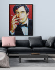 Timothy Dalton, James Bond Collection - Print On Fine Art Canvas