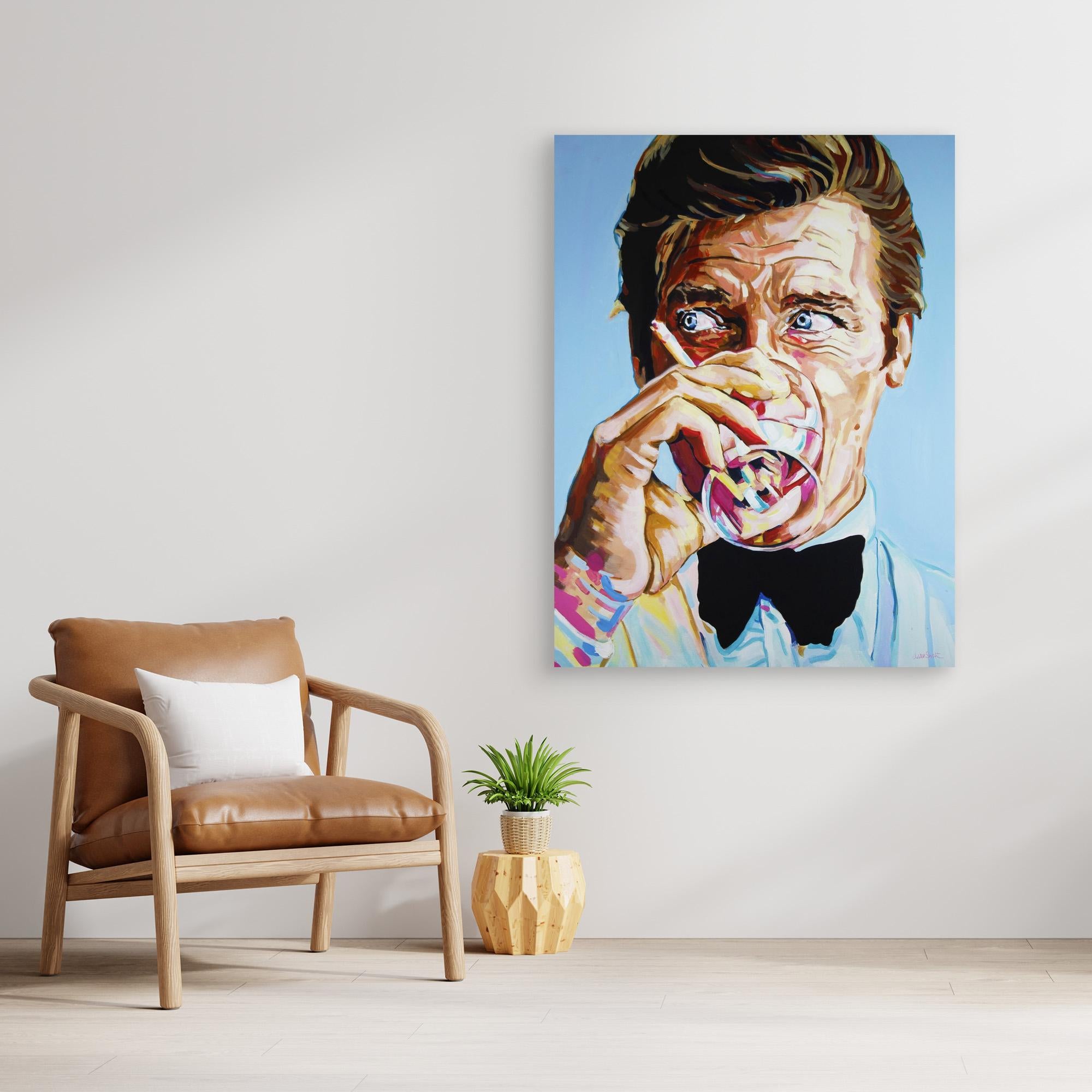Roger Moore - Print on Fine Art Canvas