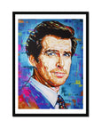Pierce Brosnan, James Bond Collection - Print On Fine Art Paper