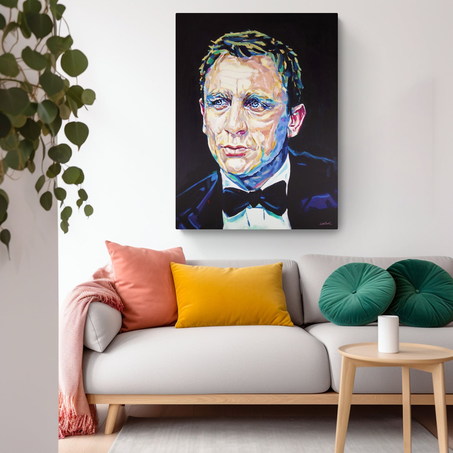 Daniel Craig, James Bond Collection - Print On Fine Art Canvas