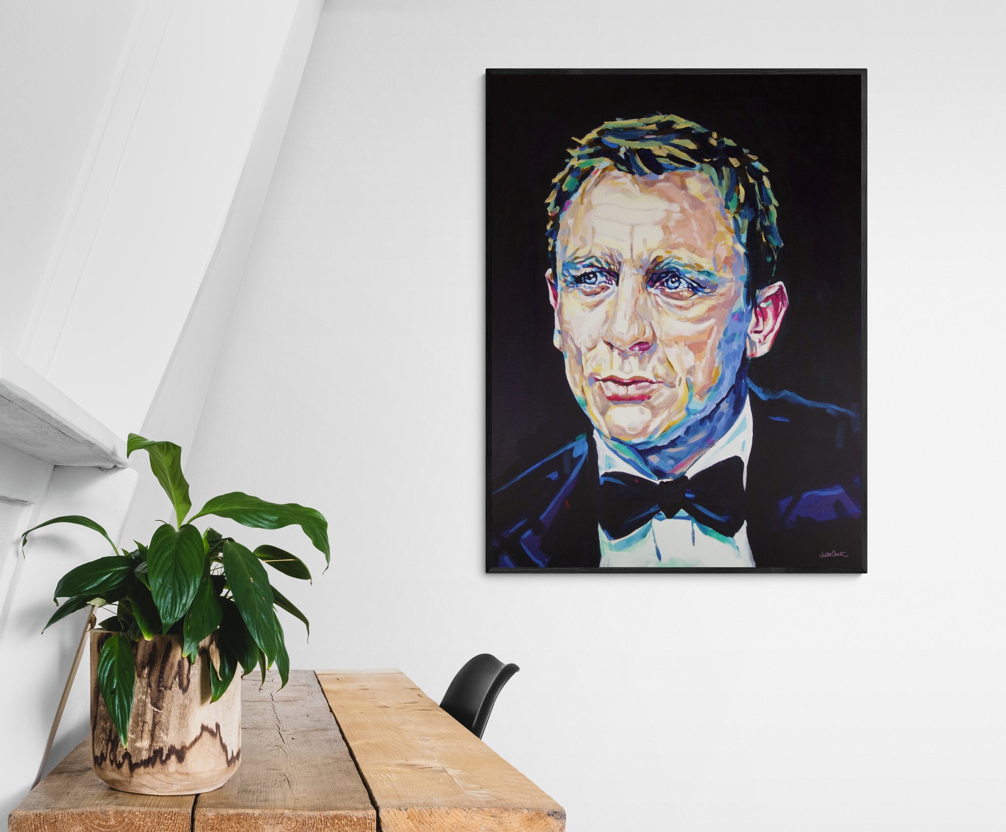 Daniel Craig, James Bond Collection - Print On Fine Art Canvas