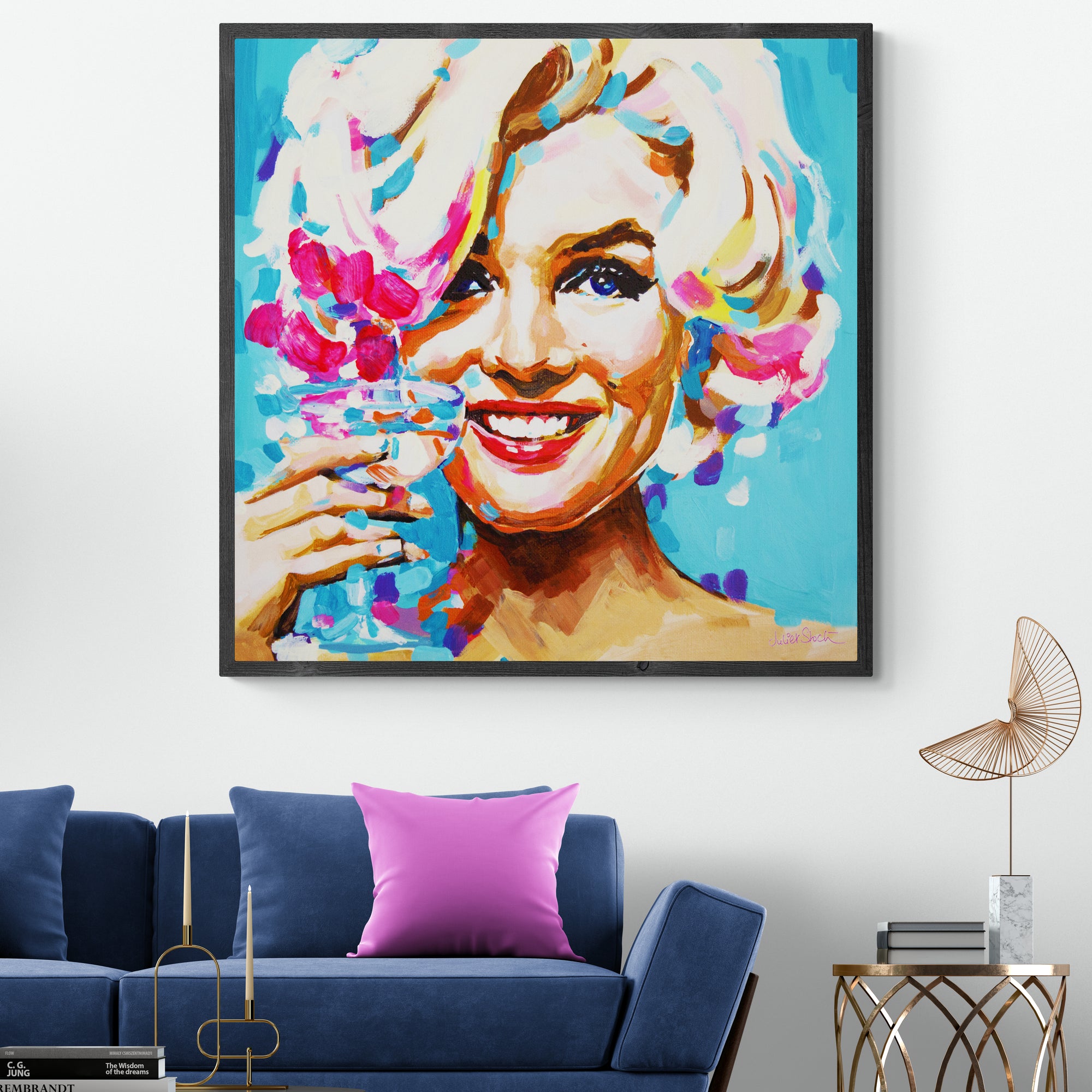 Marilyn Monroe - Icons Collection - Print On Fine Art Canvas