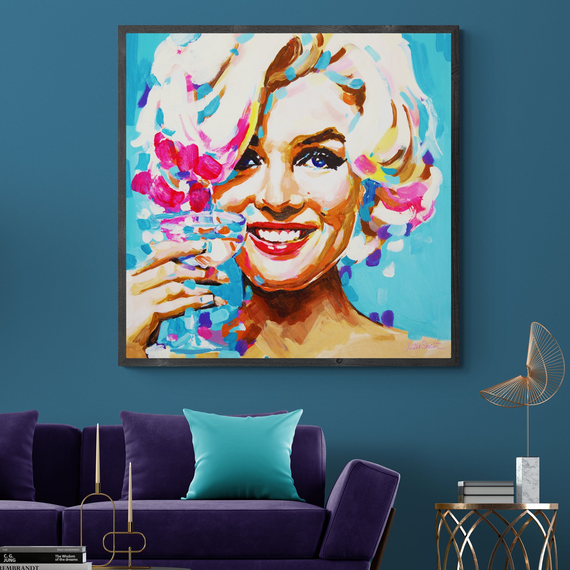 Marilyn Monroe - Icons Collection - Print On Fine Art Canvas