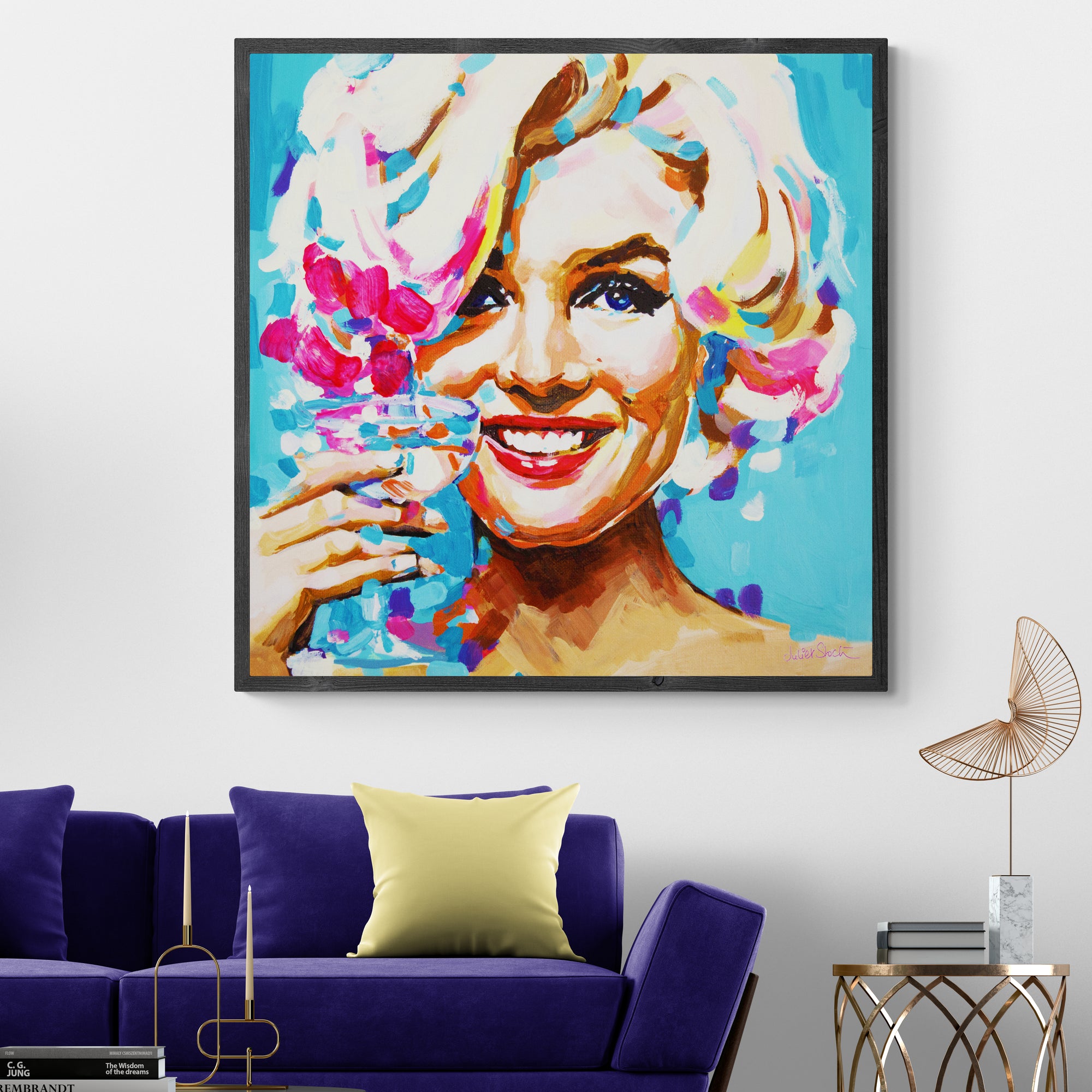 Marilyn Monroe - Icons Collection - Print On Fine Art Canvas