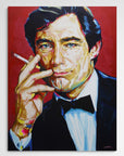 Timothy Dalton, James Bond Collection - Print On Fine Art Canvas