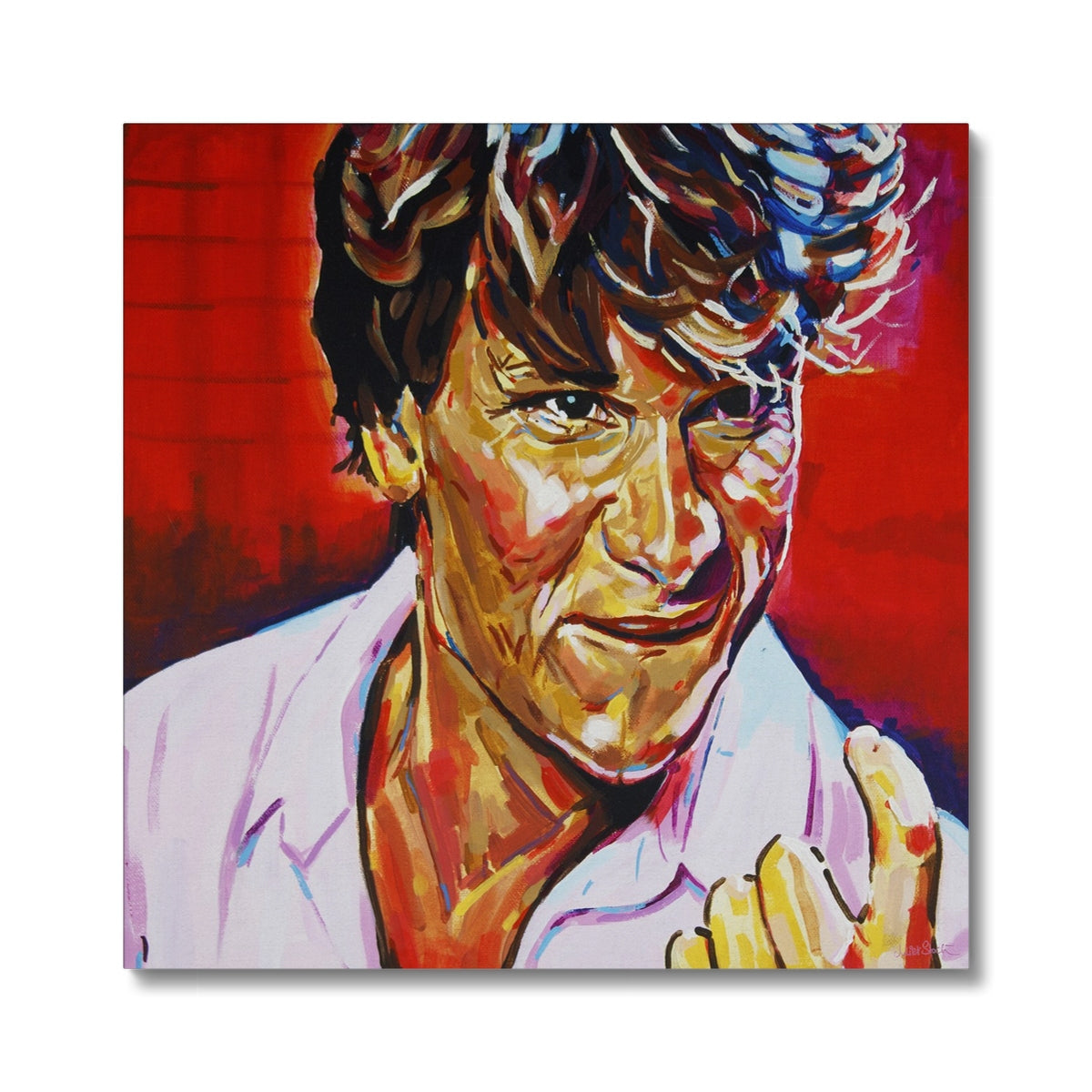 Patrick Swayze, Icons Collection - Print On Fine Art Canvas
