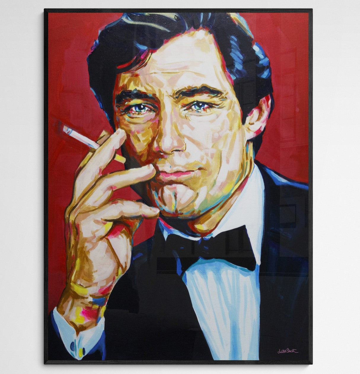 Timothy Dalton, James Bond Collection - Print On Fine Art Canvas