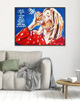 Bridget Jones - Print on Fine Art Canvas