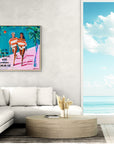 Club Tropicana - Wham! - Original Painting