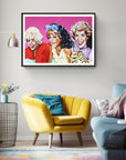 The Pink Ladies, Grease Collection - Print On Fine Art Paper