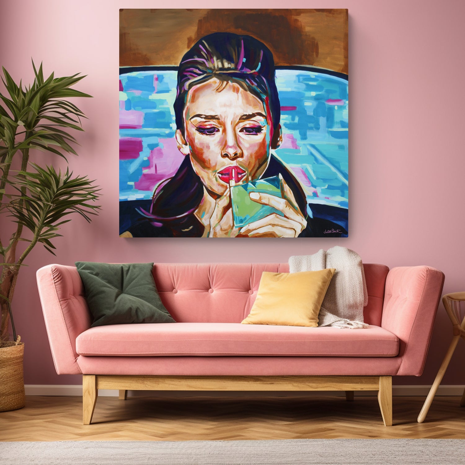 Pink In The Afternoon (Audrey Hepburn)