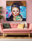 Audrey Hepburn, Icons Collection - Print On Fine Art Canvas