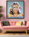 Olivia Newton John, Icons Collection - Print On Fine Art Canvas