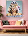 Olivia Newton John, Icons Collection - Print On Fine Art Canvas